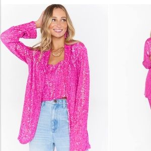 Show me your Mumu. EUC worn once. Jacket size medium and top large